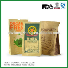 Brown Paper Bags Ice Cream Frozen Food Paper Bag